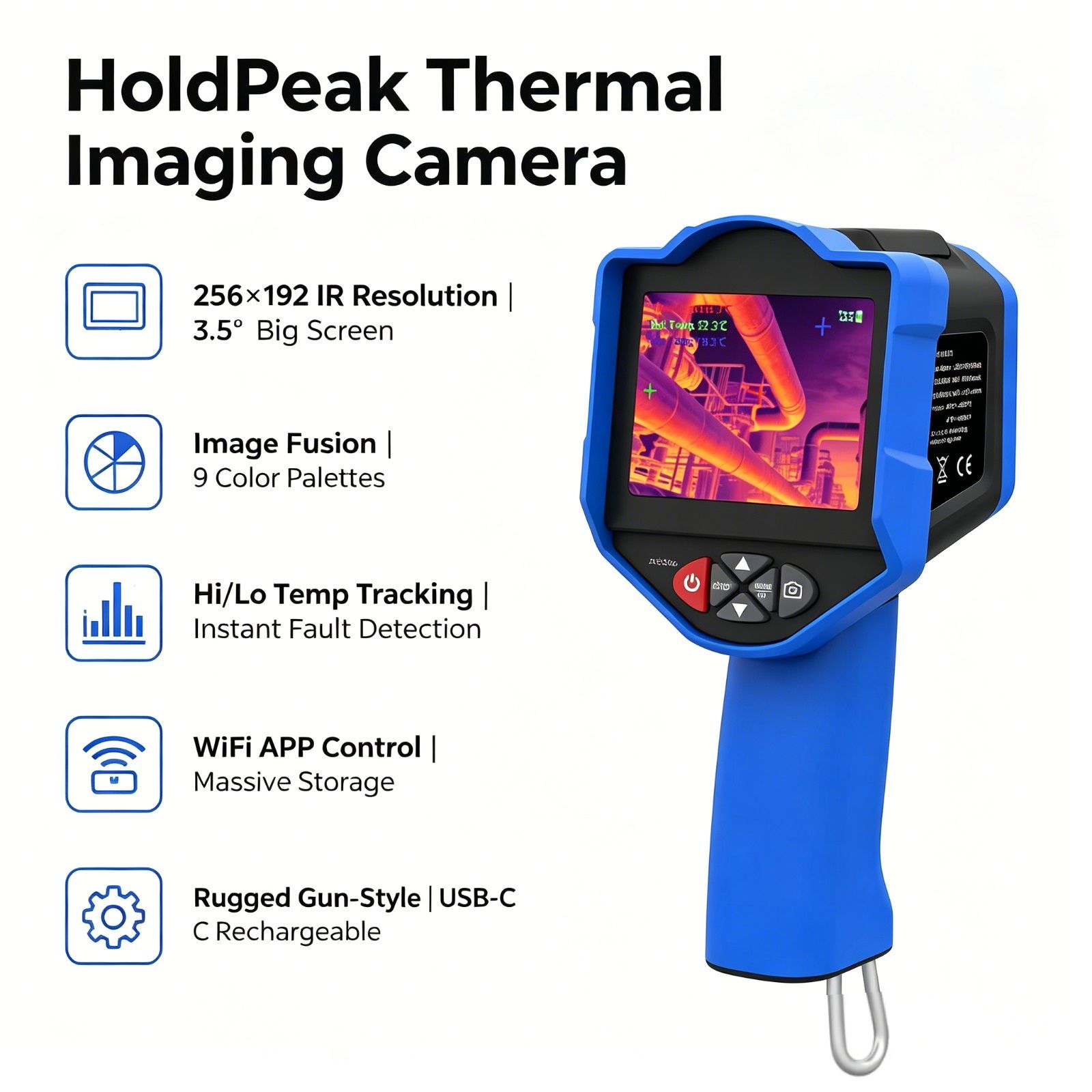 Thermal Imaging Camera Pcb Repair - HoldPeak Thermal Imaging Camera 256 By
