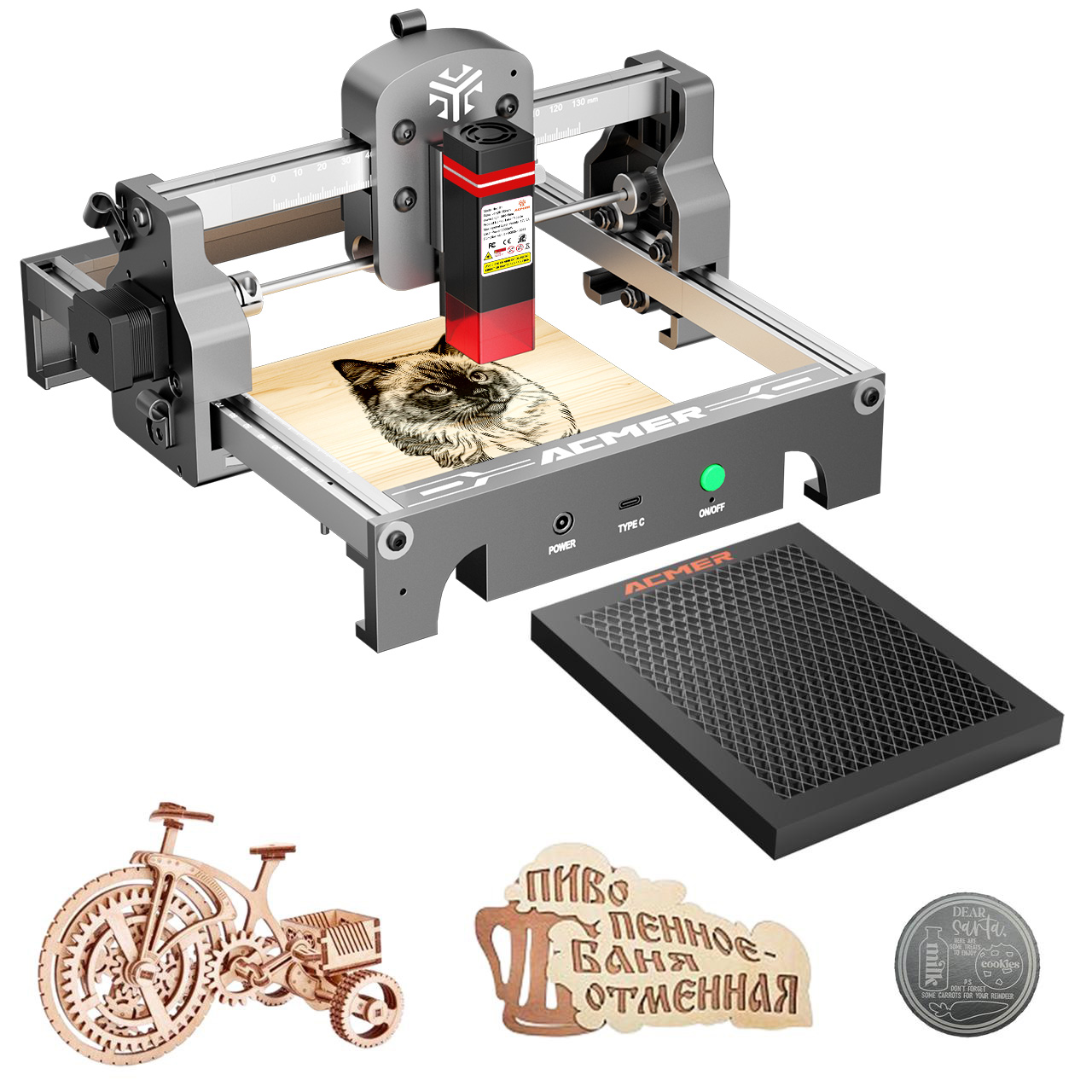 ACMER Mini Portable Laser Engr - Mini Laser Engraver Cnc Router ulasan dan harga