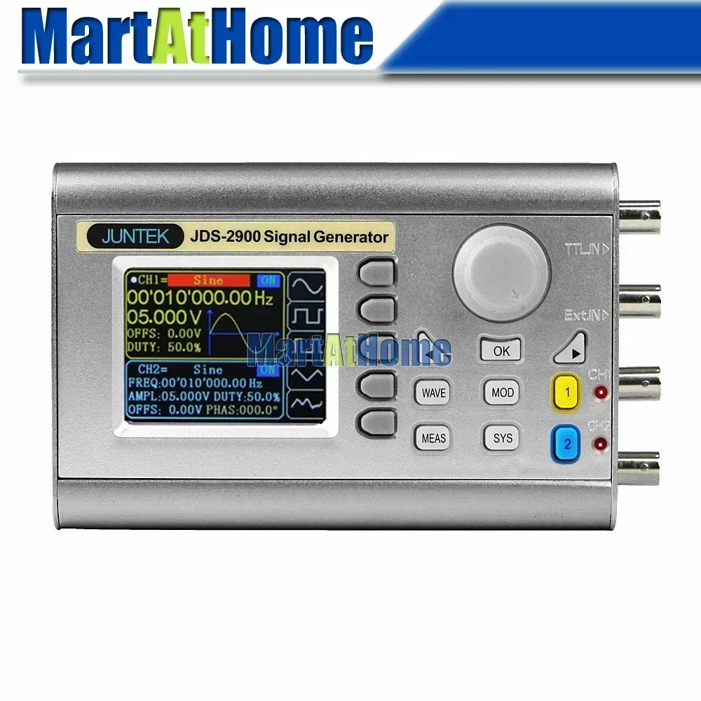 Digital Dual-channel DDS Signa - Function Arbitrary Waveform Generator ulasan dan harga
