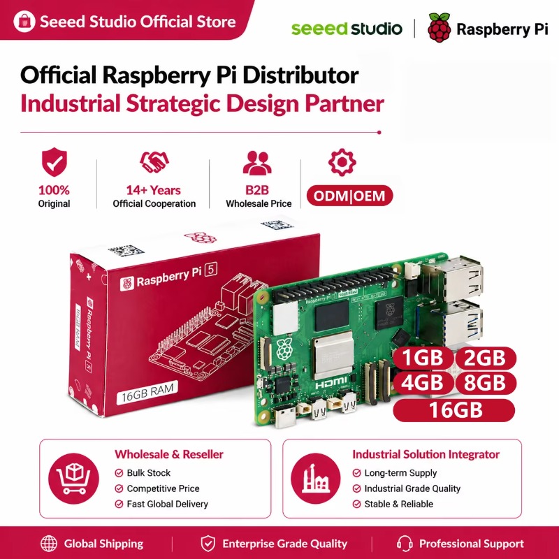Wholesale Product Original 5 D - Raspberry Pi 5 8Gb Kit ulasan dan harga