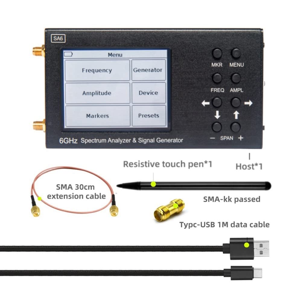 SA6 6GHz Spectrum Analyzer | P - Signal Generator Spectrum Analyzer ulasan dan harga