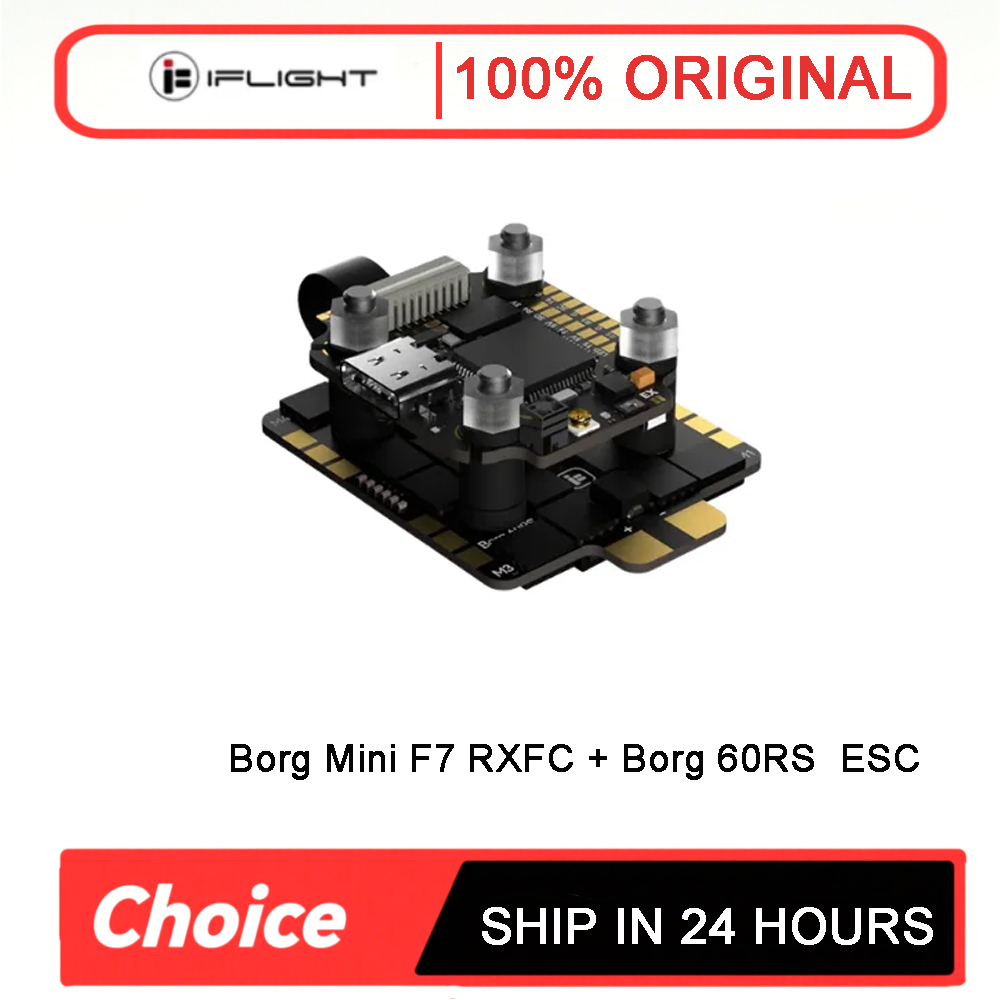 Borg Mini F7 Stack w/ 60RS 60A - Fpv Flight Controller F7 Stack 60A ulasan dan harga