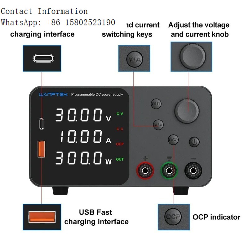 TPS3010 30V 10A Power Supply P - Programmable Dc Power Supply 30V 10A ulasan dan harga